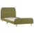 Cadru de pat, verde, 90 x 200 cm, material textil GartenMobel Dekor