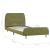 Cadru de pat, verde, 90 x 200 cm, material textil GartenMobel Dekor
