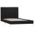 Cadru de pat, negru, 90 x 200 cm, material textil GartenMobel Dekor