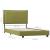 Cadru de pat, verde, 90 x 200 cm, material textil GartenMobel Dekor