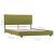 Cadru de pat, verde, 140 x 200 cm, material textil GartenMobel Dekor