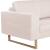 Canapea cu 3 locuri, crem, material textil GartenMobel Dekor
