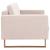 Canapea cu 3 locuri, crem, material textil GartenMobel Dekor