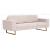 Canapea cu 3 locuri, crem, material textil GartenMobel Dekor
