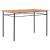 Set mobilier de bucătărie, 7 piese, maro, MDF și oțel GartenMobel Dekor