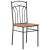 Set mobilier de bucătărie, 7 piese, maro, MDF și oțel GartenMobel Dekor