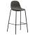 Scaune de bar, 4 buc., gri închis, material textil GartenMobel Dekor
