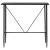Masă de bar, negru, 120 x 60 x 110 cm, MDF GartenMobel Dekor
