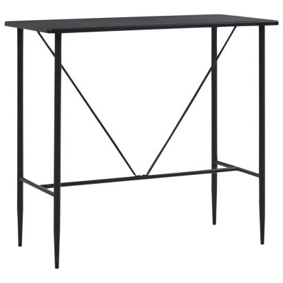 Masă de bar, negru, 120 x 60 x 110 cm, MDF GartenMobel Dekor