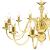 Candelabru, auriu, 12 becuri E14 GartenMobel Dekor