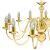 Candelabru, auriu, 12 becuri E14 GartenMobel Dekor