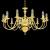 Candelabru, auriu, 12 becuri E14 GartenMobel Dekor