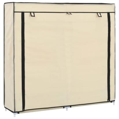 Pantofar cu husă, crem, 115x28x110 cm, material textil GartenMobel Dekor