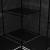 Șifonier de colț, negru, 130 x 87 x 169 cm GartenMobel Dekor