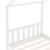 Cadru de pat pentru copii, alb, 70 x 140 cm, lemn masiv de pin GartenMobel Dekor