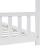Cadru pat de copii, alb, 90 x 200 cm, lemn masiv de pin GartenMobel Dekor