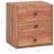 Noptieră cu 3 sertare, 35 x 25 x 35 cm, lemn masiv reciclat GartenMobel Dekor