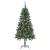 Brad de Crăciun artificial cu conuri pin și sclipici alb 150 cm GartenMobel Dekor