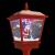 Felinar stradal cu moș Crăciun, LED, 180 cm GartenMobel Dekor