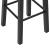 Scaune de bar, 2 buc., negru, MDF GartenMobel Dekor