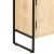 Bibliotecă cu 4 niveluri 80x30x180 cm lemn masiv de mango GartenMobel Dekor