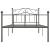 Cadru de pat, gri, 100 x 200 cm, metal GartenMobel Dekor