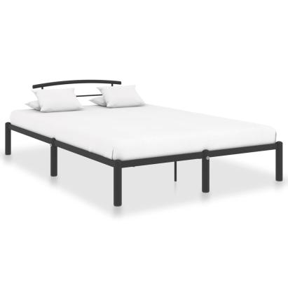 Cadru de pat, negru, 160 x 200 cm, metal GartenMobel Dekor