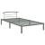 Cadru de pat, gri, 100 x 200 cm, metal GartenMobel Dekor