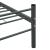 Cadru de pat, gri, 120 x 200 cm, metal GartenMobel Dekor