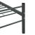 Cadru de pat, gri, 200 x 200 cm, metal GartenMobel Dekor
