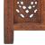 Paravan cameră sculptat manual 4 panouri maro 160x165 cm mango GartenMobel Dekor