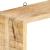 Set rafturi de perete cub, 3 piese, lemn masiv de mango GartenMobel Dekor