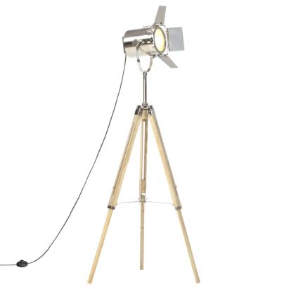 Lampă de podea cu trepied, 140 cm, lemn masiv de mango         GartenMobel Dekor