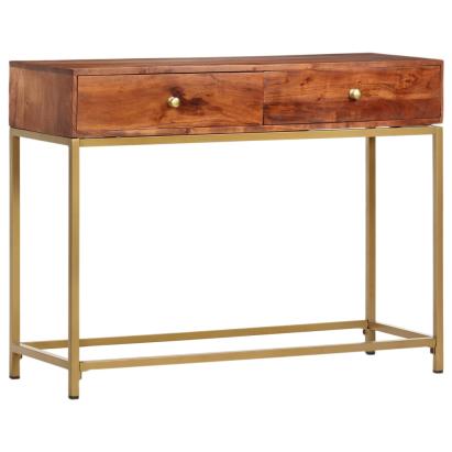 Masă consolă, 100x35x76 cm, lemn masiv de acacia GartenMobel Dekor