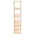 Raft depozitare 5 niveluri, 170x38x170 cm, pin masiv, 500 kg GartenMobel Dekor