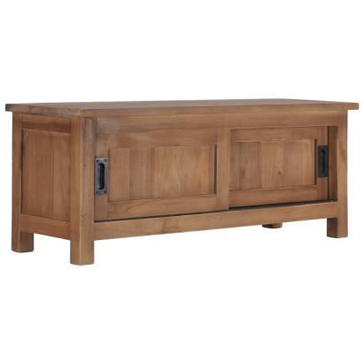 Comodă TV, 90 x 30 x 35 cm, lemn masiv de tec GartenMobel Dekor