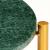 Masă de cafea verde 60x60x35 cm piatră naturală aspect marmură GartenMobel Dekor