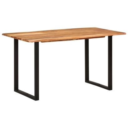 Masă de bucătărie, 140 x 70 x 76 cm, lemn masiv de acacia GartenMobel Dekor