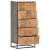 Dulap cu sertare, 45 x 30 x 100 cm, lemn masiv reciclat GartenMobel Dekor
