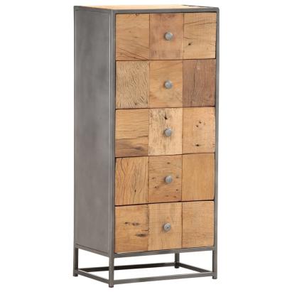 Dulap cu sertare, 45 x 30 x 100 cm, lemn masiv reciclat GartenMobel Dekor