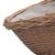 Coș pentru lemne de foc cu mâner, maro, 61,5x46,5x52 cm salcie GartenMobel Dekor