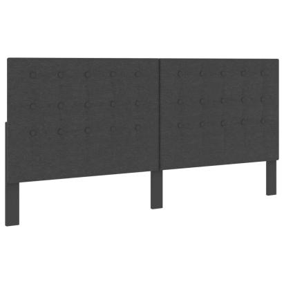 Tăblie capitonată, gri închis, 200 x 200 cm, material textil  GartenMobel Dekor