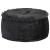 Fotoliu puf rotund, antracit, 40 x 20 cm, catifea GartenMobel Dekor