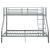 Cadru de pat supraetajat, gri, 140 x 200/90 x 200 cm, metal GartenMobel Dekor