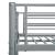 Cadru de pat supraetajat, gri, 140 x 200/90 x 200 cm, metal GartenMobel Dekor