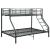 Cadru de pat supraetajat, negru, 140 x 200/90 x 200 cm, metal GartenMobel Dekor