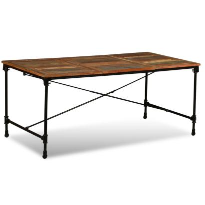 Masă de bucătărie, 180 cm, lemn masiv reciclat GartenMobel Dekor