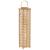 Suport de lumânări suspendat tip felinar, natural, bambus GartenMobel Dekor