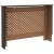Mască pentru calorifer, negru, 112 x 19 x 81,5 cm, MDF GartenMobel Dekor