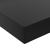 Rafturi de perete suspendate, 2 buc., negru, 100x20x3,8 cm GartenMobel Dekor
